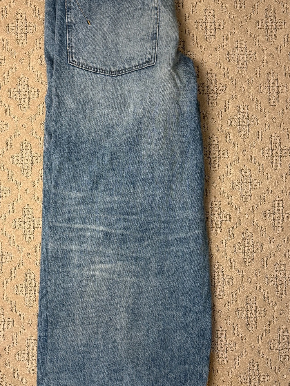 Pilcro Anthropologie Wide Leg Jeans Light Wash Blue Denim Size 27 - Picture 4 of 11
